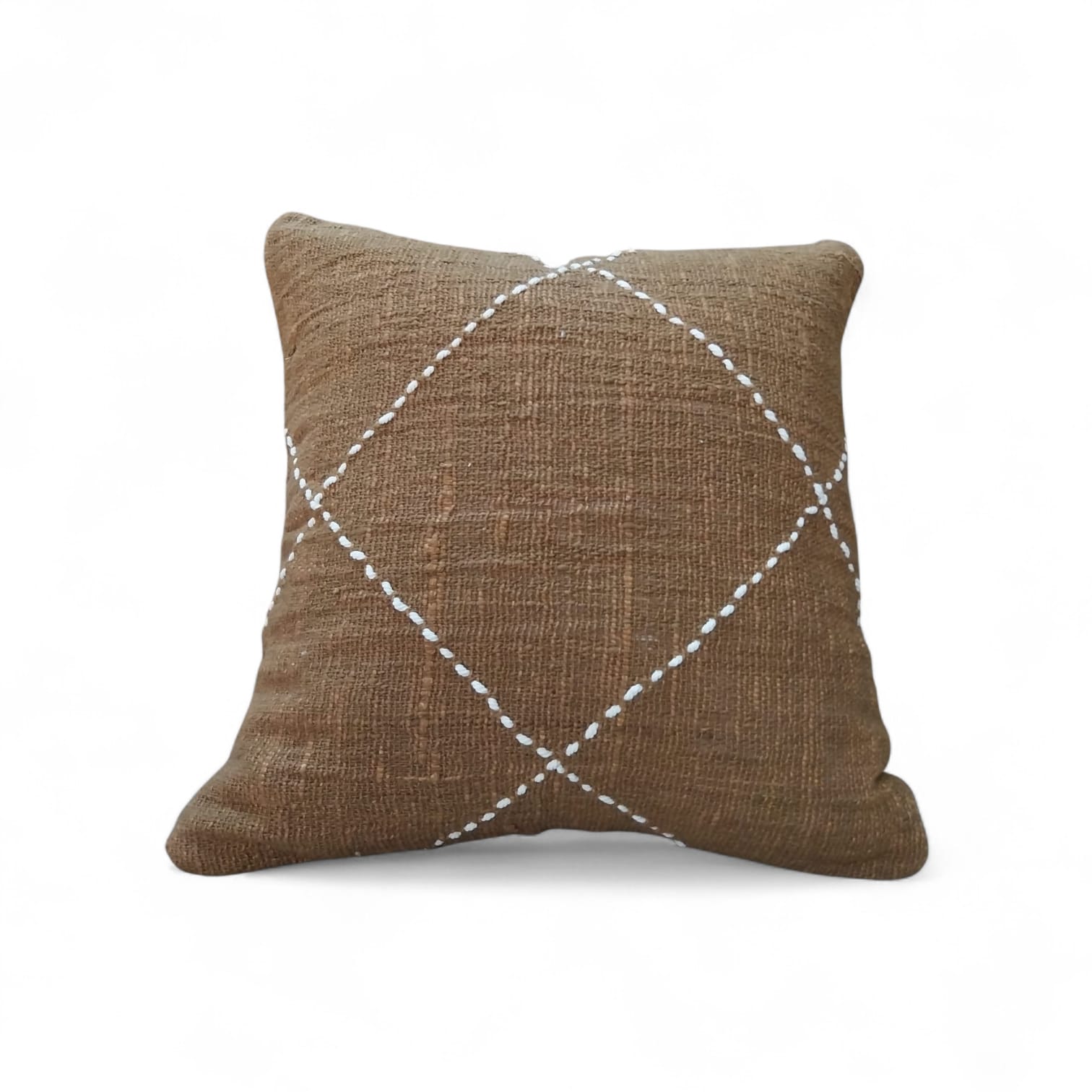 Diamond Dark Brown Cushion Cover