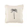 Cushion Cover Palm 1 Black