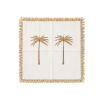 Cushion Cover Twin Palm 3 Fringe