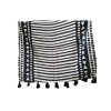 Throw Hour Black Tassel