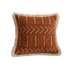 Cushion Cover Rumput Terracotta Fringe