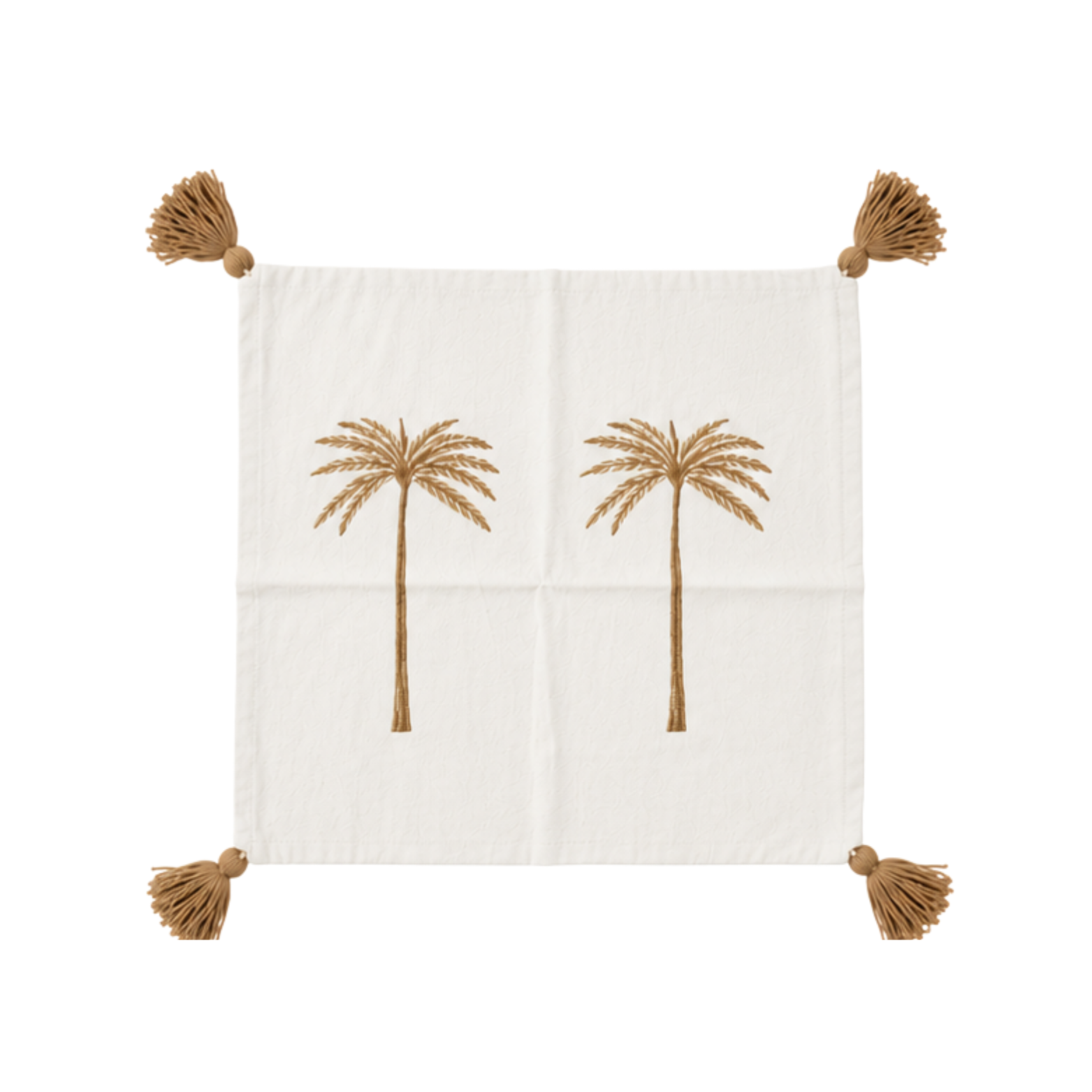 Cushion Cover Twin Palm 3 Natural