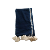 Throw Tiedye Blue Indigo