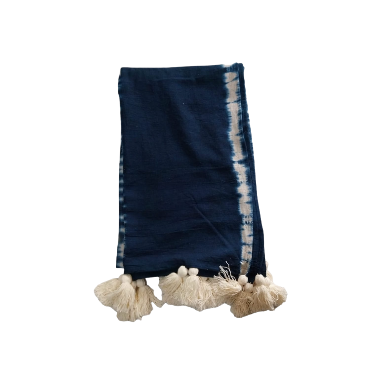 Throw Tiedye Blue Indigo