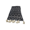 Throw Black Ikat