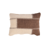 Cushion Cover Patchwork Nat-Brown
