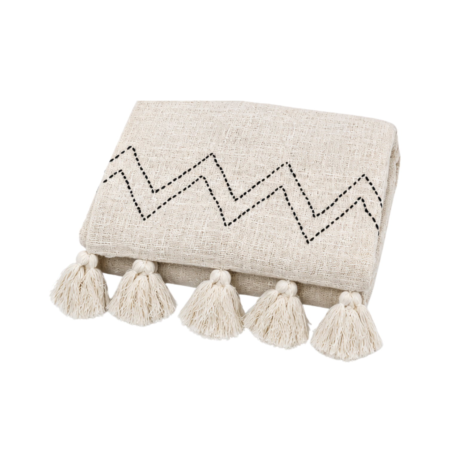 Throw Zigzag Natural