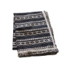 Throw Rug Ikat Black