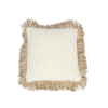 Cushion Cover Rafia White-Natural