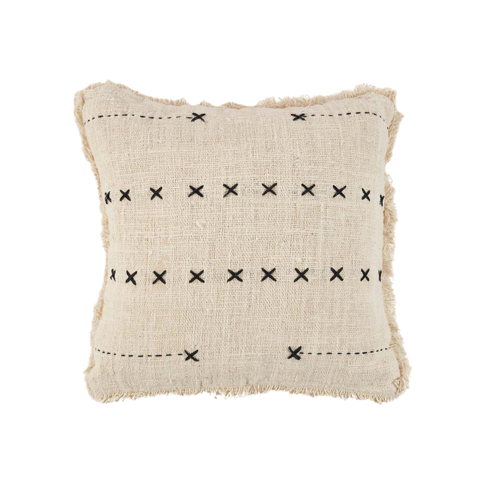 Cushion Cover Cross Natural