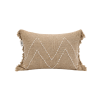 Cushion Cover Zigzag Brown