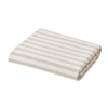 Bed Throw Linen Stripes - Natural White