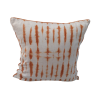 Cushion Cover Tie Dye White Tangerine