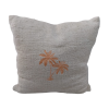 Cushion Cover Twin Palm Natural Tangerine