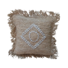 Cushion Cover Rafia Square Shell Natural