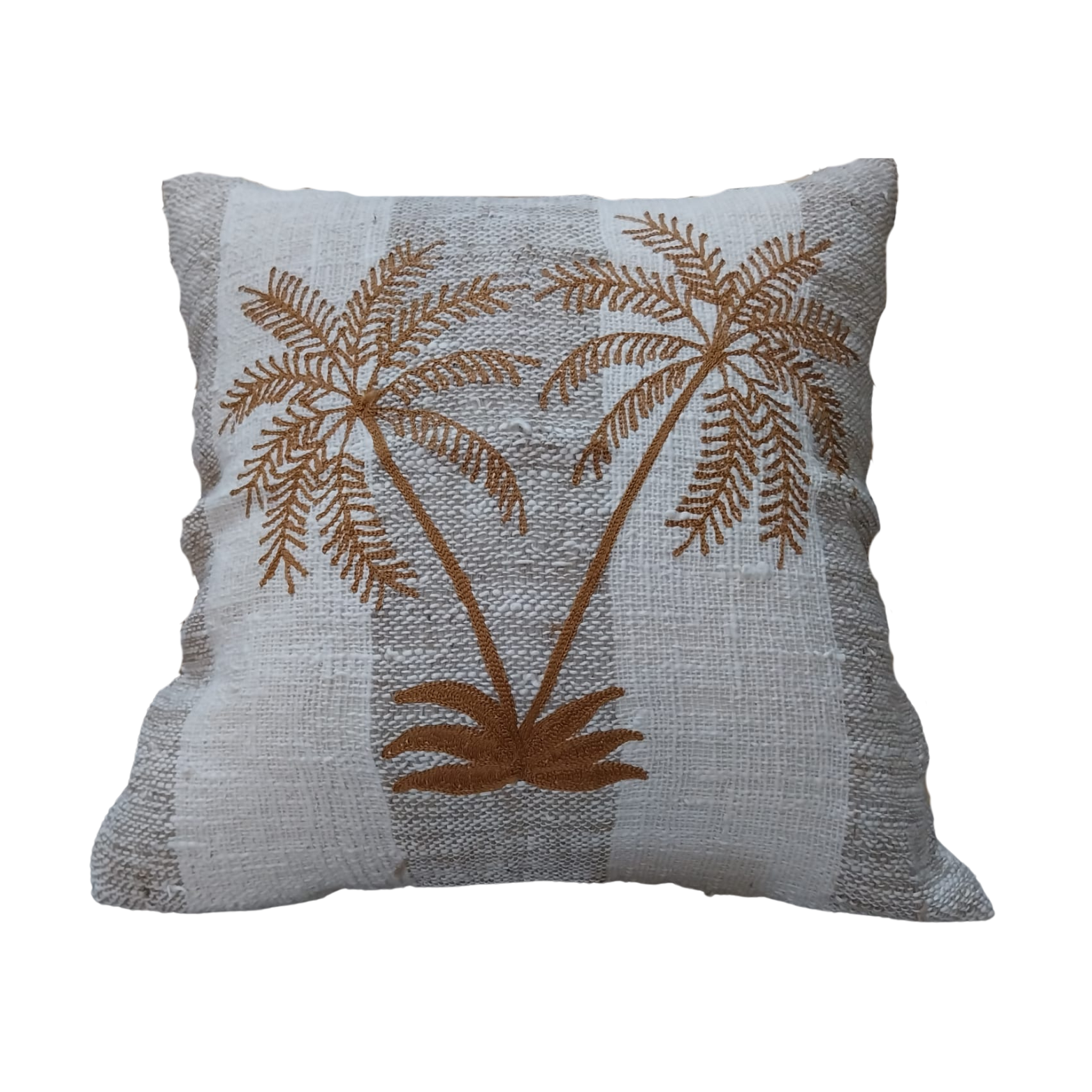 Cushion Cover Twin Palm Stripe Orange